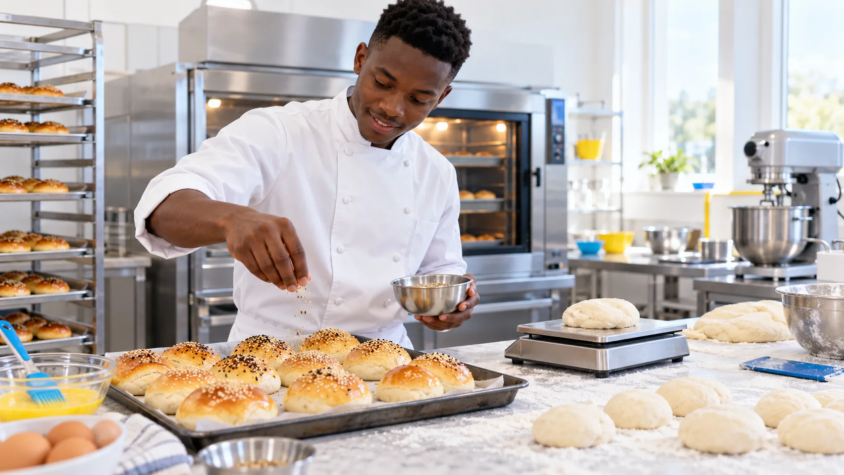 Students exploring Baking at KENCID