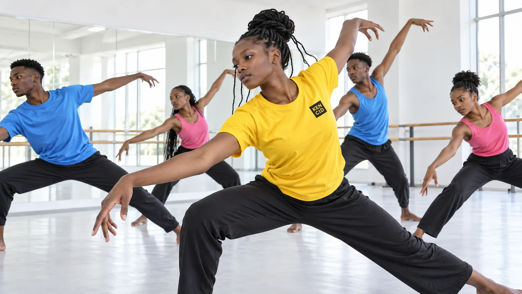 Students exploring Dance at KENCID