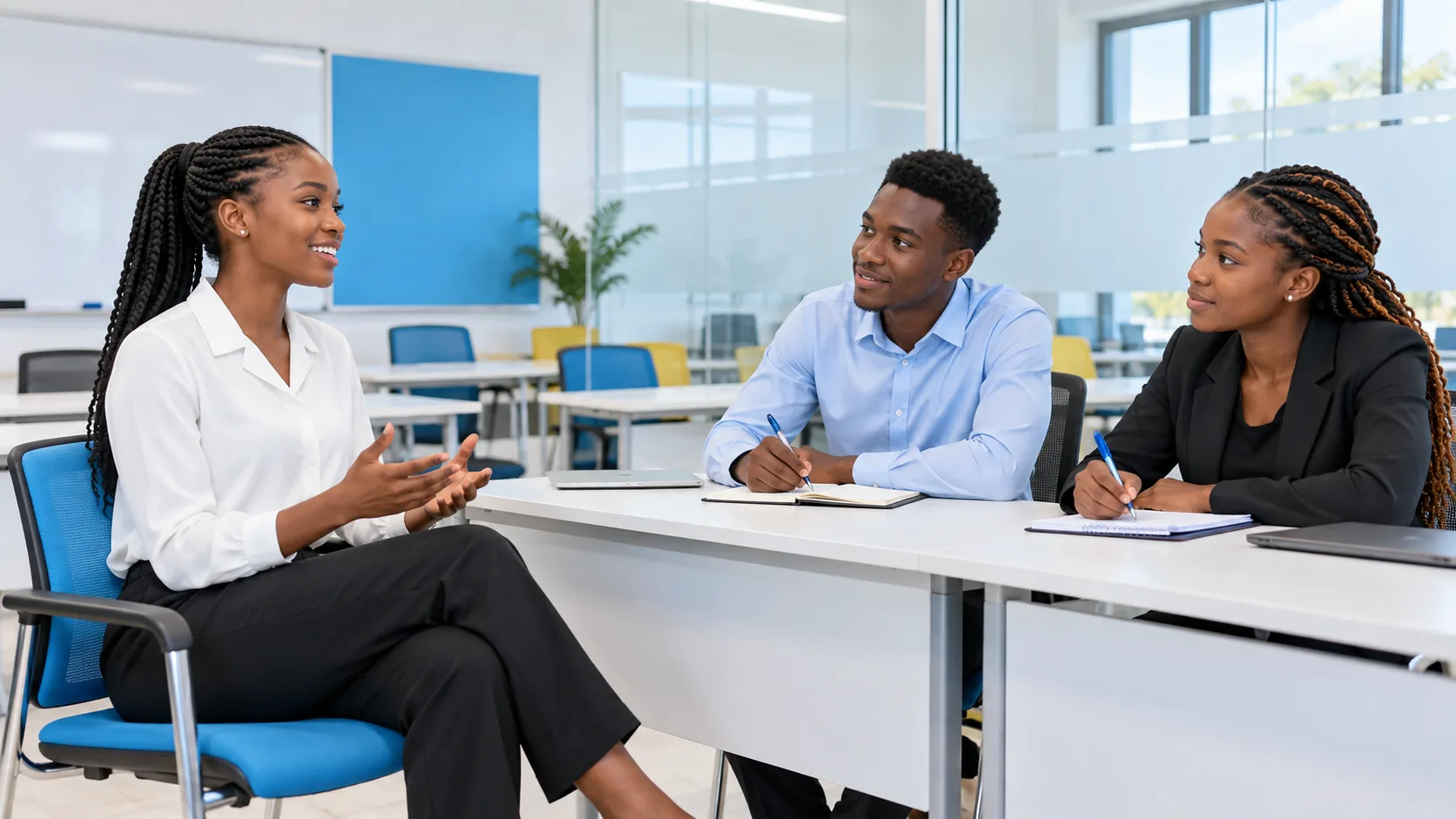 Students exploring Human Resource Management at KENCID