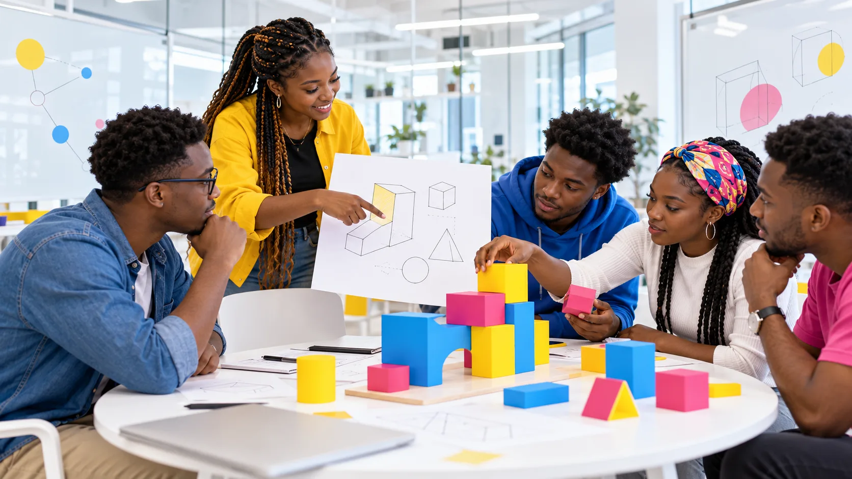 Students exploring Innovation at KENCID