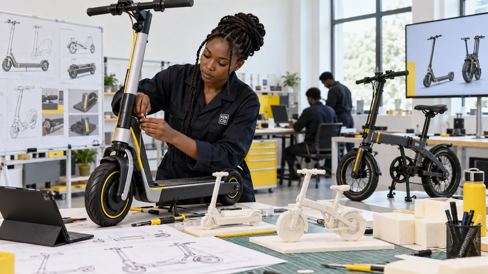 Students exploring Micromobility at KENCID