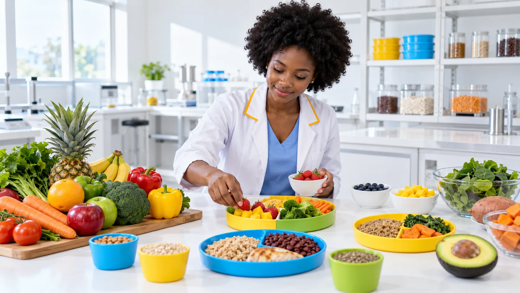 Students exploring Nutrition at KENCID