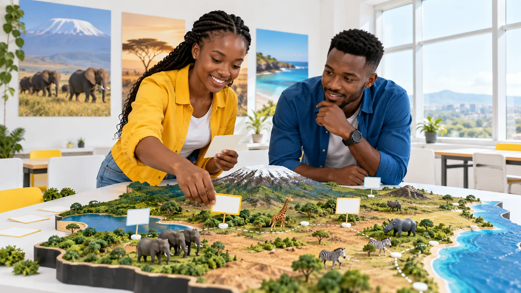Students exploring Tourism at KENCID