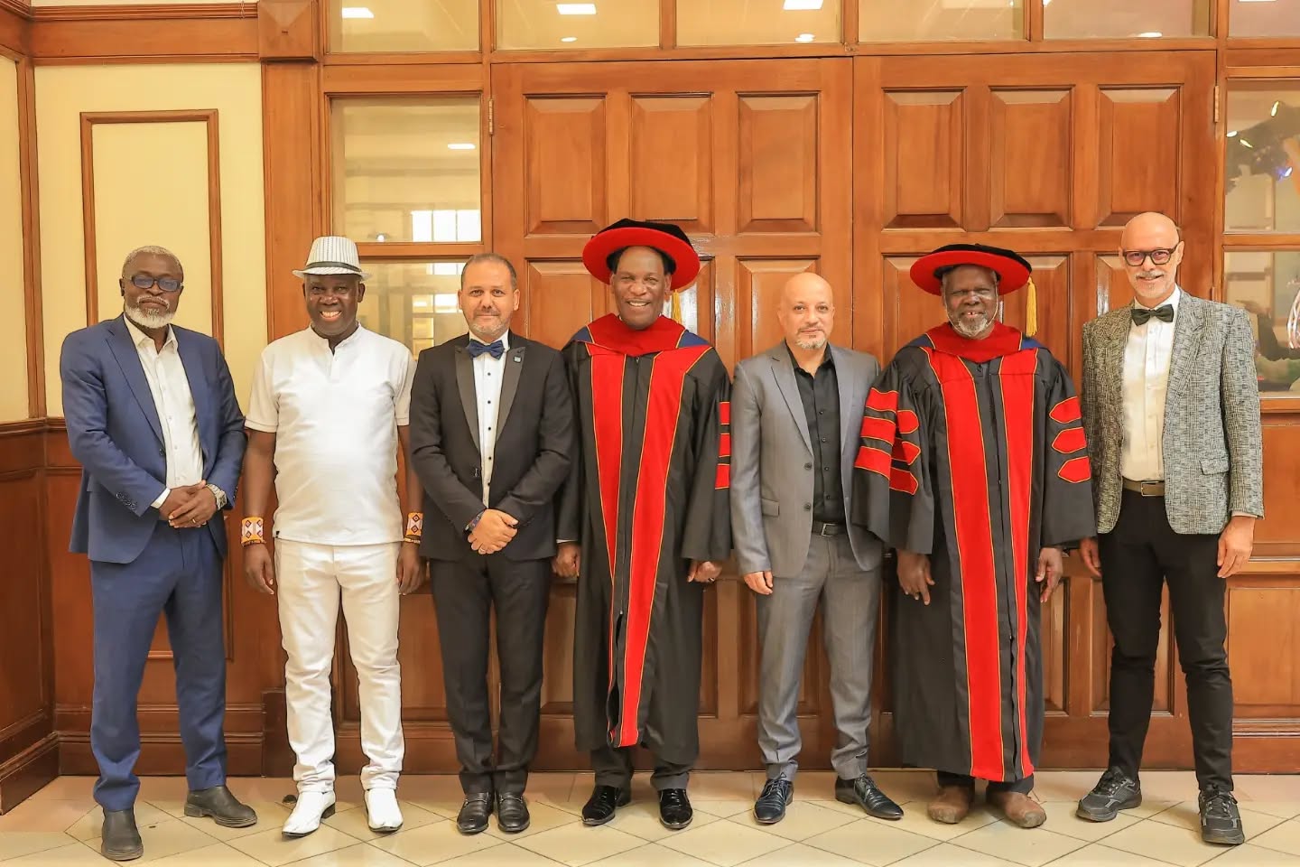 KENCID leadership and academic partners gathered for a group photo